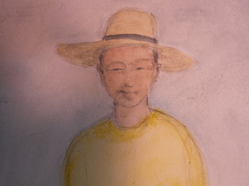 Kenji in a straw hat.JPG